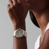 Movado SE Grey Dial Two Tone Men's Watch 0607514