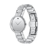 Movado Sapphire 28mm Silver Mirror Dial Ladies Watch 0607547