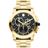 Movado Vizio Yellow Gold PVD Men's Watch 0607563