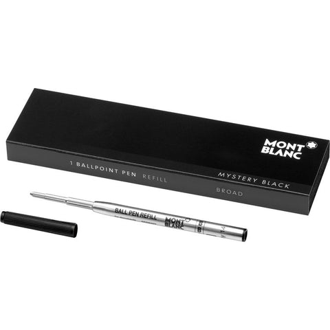 Montblanc 1 Ballpoint Pen Refill (B) Mystery Black 105148