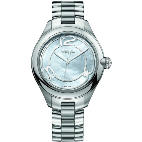 Ebel ONDE Stainless Steel Bracelet Swiss Quartz Women's Watch 1216103