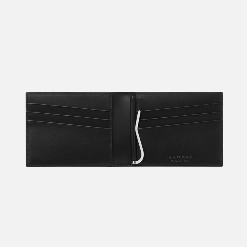 Montblanc Sartorial Wallet, Leather, Jacquard, Black, Cards, 128576