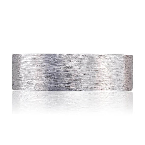 Tacori Classic Two-Tone Flat in Brushed Finish Wedding Band 141-7WRB