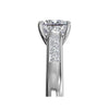 Ritani Solitaire Channel-Set Diamond Band Engagement Ring 1PCZ1193-4539