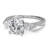 Ritani Modern Three-Stone Diamond Engagement Ring 1RZ1010