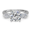 Ritani Modern Three-Stone Diamond Engagement Ring 1RZ1010