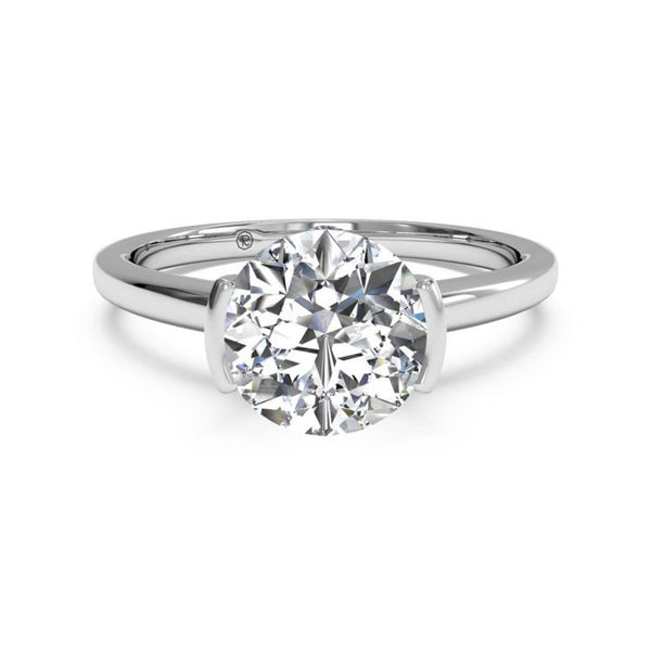 Ritani Solitaire Semi-Bezel-Set Diamond Engagement Ring 1RZ1066-4571