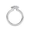 Ritani Halo Micropavé Diamond Band Engagement Ring 1RZ1694-5006