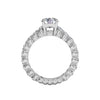 Ritani Shared-Prong Diamond Band Engagement Ring 1RZ1888-4608