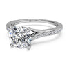 Ritani Modern Bypass Micropavé Diamond Band Engagement Ring 1RZ2490-4562