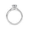 Ritani Modern Bypass Micropavé Diamond Band Engagement Ring 1RZ2490-4562