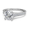 Ritani Micropavé Diamond Band Engagement Ring 1RZ2493-4595