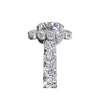 Ritani Masterwork Cushion Halo Diamond Band Engagement Ring 1RZ2817-6289