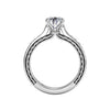 Ritani Solitaire Micropavé Braided Diamond Band Engagement Ring 1RZ2830-4598