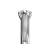 Ritani Solitaire Diamond Engagement Ring with Pavé Tulip Detail 1RZ3245-4564