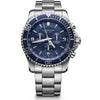 Swiss Army Maverick Chronograph Blue Dial Stainless Steel Bracelet Men's Watch 241689
