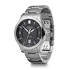 Swiss Army Alliance Mechanical Grainy Black Dial Stainless Steel Men's Watch 241898