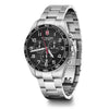 Swiss Army FieldForce Classic Chrono Black Dial Stainless Steel Bracelet Men's Watch 241899