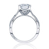 Tacori Platinum Ribbon Diamond Engagement Ring 2565RD8