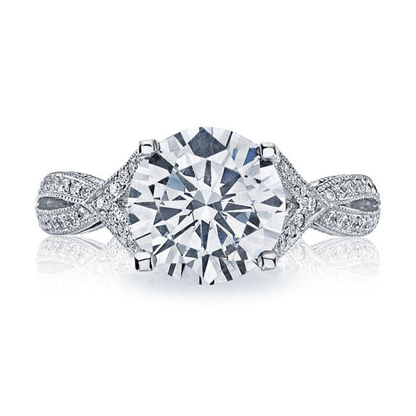 Tacori Ribbon Diamond Engagement Ring 2565RD7