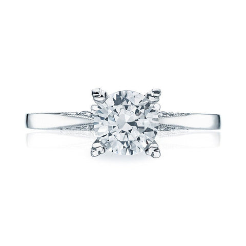 Tacori Platinum Round Solitaire Engagement Ring 2584RD8