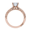 Tacori 18K Rose Gold Round Solitaire Engagement Ring 2616RD65PK