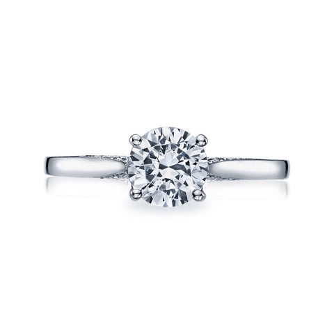 Tacori Platinum Round Solitaire Engagement Ring 2638RD75