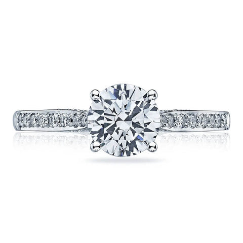 Tacori Platinum Round Solitaire Engagement Ring 2638RDP75