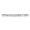 Tacori Sculpted Crescent Platinum Eternity Wedding Band 2649-15B