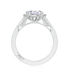 Tacori 18K White Gold Pear Solitaire Engagement Ring 2654PS85X55W