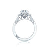 Tacori Platinum Round 3-Stone Engagement Ring 2656RD75