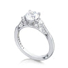 Tacori Platinum Round 3-Stone Engagement Ring 2657RD7
