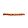 Tacori Sculpted Crescent 18K Yellow Gold Rubies 3/4 Way Wedding Band 266715B34RBY