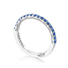 Tacori Platinum 1/2 Way String of Sapphires Ring 2667B12BS