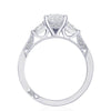 Tacori 18K White Gold Pear 3-Stone Engagement Ring 2668PS85X55W