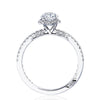 Tacori Platinum 1/2 Way Oval Bloom Engagement Ring 267615OV85X65