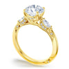 Tacori Round 3-Stone Engagement Ring 2685RD8