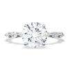 Tacori Platinum Round Solitaire Engagement Ring 2687RD75