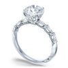 Tacori Platinum Round Solitaire Engagement Ring 2687RD75