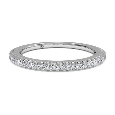 Ritani Women's Open Micropavé Diamond Eternity Wedding Ring 33700ARWG