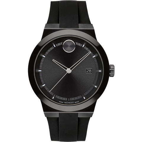 Movado Men's BOLD Fusion Black Ion-plated Stainless Steel Swiss Quartz Watch 3600849