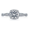 Tacori Dantela Round with Cushion Bloom Engagement Ring 39-2CU65