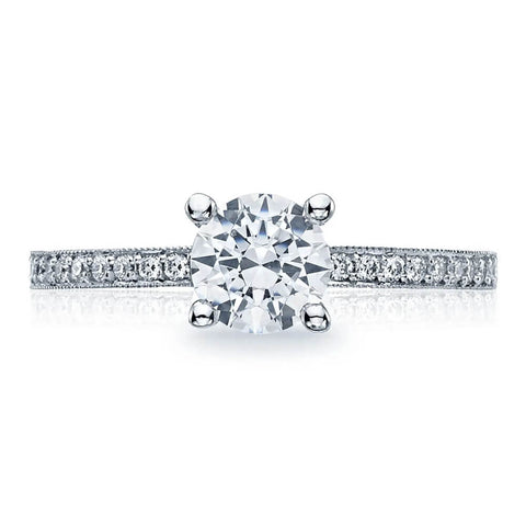 Tacori 18K White Gold Round Solitaire Engagement Ring 41-1.5RD65W