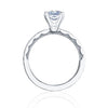 Tacori Platinum Princess Solitaire Engagement Ring 45-15PR55