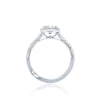 Tacori Round Bloom 1/2 Way Diamond Engagement Ring 49CUP65