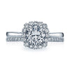 Tacori Round with Cushion Bloom Engagement Ring 55-2CU65