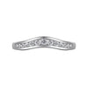 Gabriel & Co. Curved Channel Set Diamond Wedding Band AN10962W44JJ