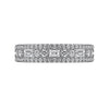 Gabriel & Co. Round and Baguette Diamond Anniversary Band AN15294W44JJ