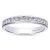 Gabriel & Co. Channel Set Diamond Wedding Band AN7579W44JJ