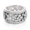 Michael M Ladies 18K White Gold Anniversary Diamond Ring B318